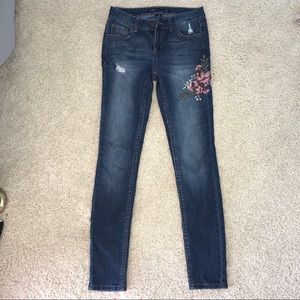 MOVING SALE!!! Embroidered Jeans!